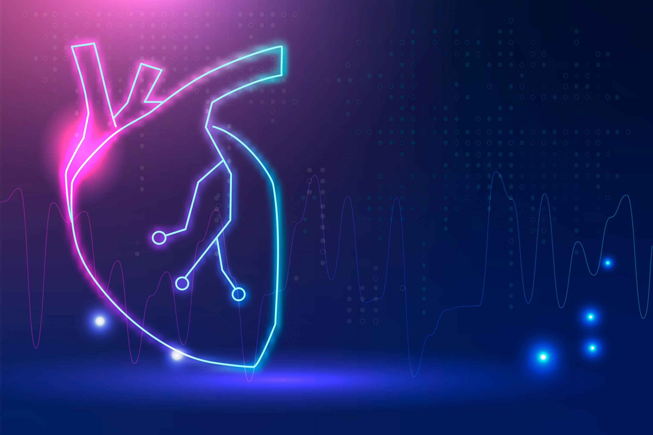 Heart banner for cardiac technology